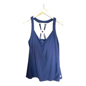Lilly Pulitzer Meryl Nylon Pilar Tank Top, Navy, Women's XL